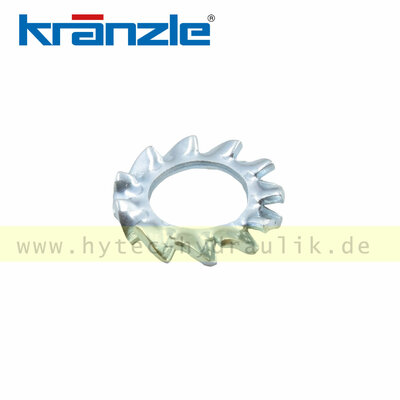 43.471 F&auml;cherscheibe A 4,3 DIN 6798 Stahl blau verzinkt - Kr&auml;nzle Original