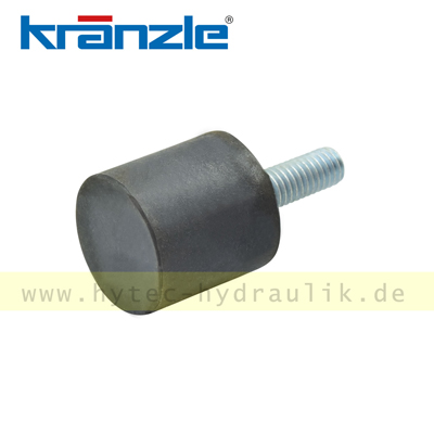 43818 Gummi-Metall-Anschlagpuffer 20x20 M6x18 mm - Kränzle Original