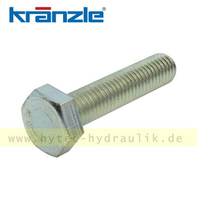 50180 Sechskantschraube M 10 x 45 DIN 933-8.8 verzinkt - von Kr&auml;nzle