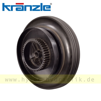 51017 Rad kompl. f&uuml;r Handkehrmaschine 1+1 - Kr&auml;nzle Original