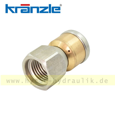KNR045-1/4 Rohrreinigungsd&uuml;se rotierend 045 KNR 1/4IG R&uuml;ckansicht - von Kr&auml;nzle