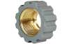 Überwurfmutter 21x1,5 16,4 mm Grau-schma  200042154 für R+M / Suttner Schlaucharmaturen