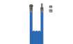 Schlauch 2SC-08 Blau 2,00 M.DKOL 18x1,5 Mutter + Schneidring lose beigelegt 34617600200 für R+M / Suttner HD-Schläuche kpl.