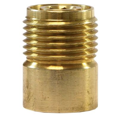 010000043 Lanzenadapter 1/4IG:18AG Messing von R+M / Suttner