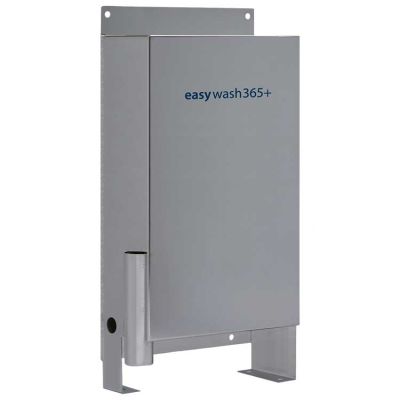 105810 B&uuml;rstenbeh&auml;lter easywash365+ Edelstahl mit &Uuml;berlauf von R+M / Suttner