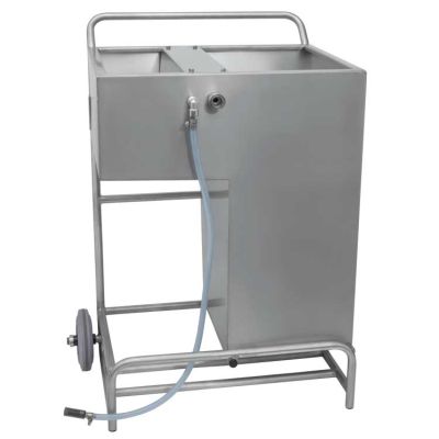 105830 Vorwaschwagen easywash365  Edelstahl mit Eingangskupplung ST-45 von R+M / Suttner