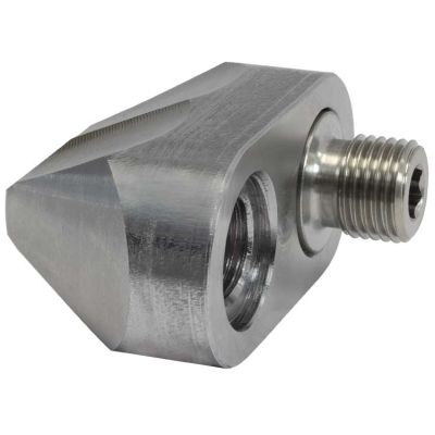 200049400 Rolletord&uuml;senhalter 180&deg; 1/4IG/AG Edelst von R+M / Suttner
