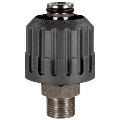 200740601 Handverschraubung 24:3/8AG VA/schwarz max. 700 bar von R+M / Suttner