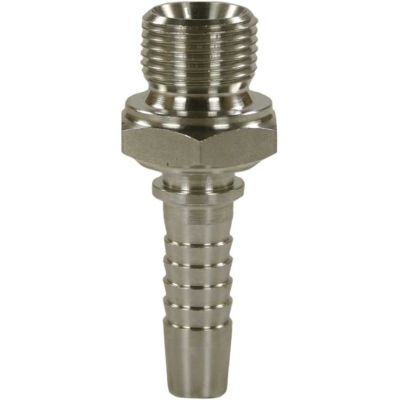 315469 Preßnippel AGR 3/8 NW 06 Edelstahl für R+M / Suttner