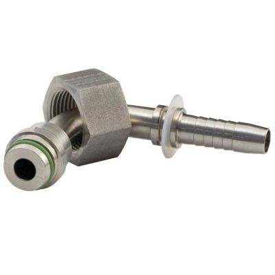 316221091 Pre&szlig;nippel DKOL 22x1,5 NW 10 90&deg; Edelstahl von R+M / Suttner