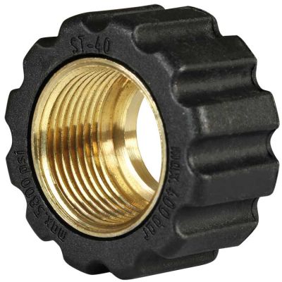 31920 &Uuml;berwurfmutter 22x1,5 16,4 mm Schwarz von R+M / Suttner