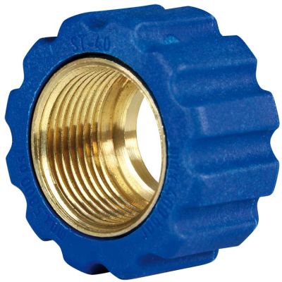 31925 &Uuml;berwurfmutter 22x1,5 16,4 mm Blau von R+M / Suttner