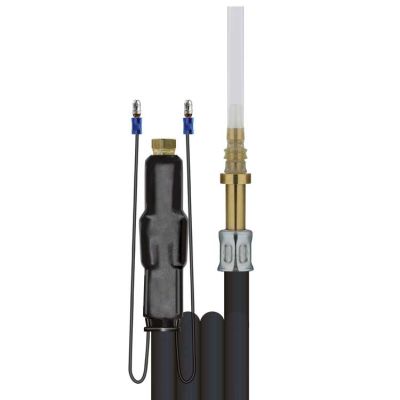330012701014 Schlauch 1SN beheizt 8,0 M 1/4""IG mit E-Kabel : Silikonschlauch, kpl. Einheit von R+M / Suttner