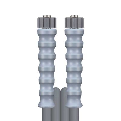 3571205157 Schlauch 2SC-10 Grau 15 M.DKO 21 VA + GKS Grau  Nippel + Fassung aus Edelstahl von R+M / Suttner
