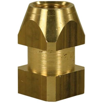 51800 Muffe 1/4 Messing 4-Kant F von R+M / Suttner