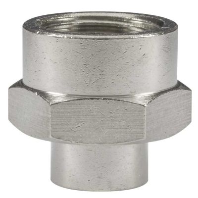 518524 Muffe 1/2-1/4 Messing vernickelt von R+M / Suttner
