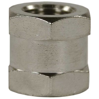 518534 Muffe 1/2-3/8 Messing vernickelt von R+M / Suttner