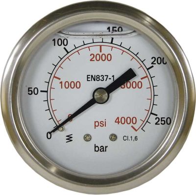 54810 Manometer 0-100 HI 63 mm 1/4""AG von R+M / Suttner