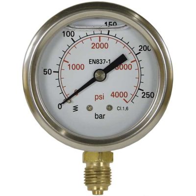 54935 Manometer 0-250 U 50 mm 1/4AG von R+M / Suttner
