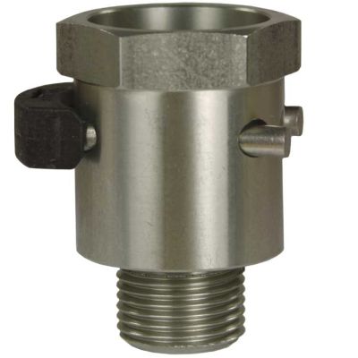 55991122 Schlauchadapter 22 AG : 11 mm innen VA mit Clip von R+M / Suttner