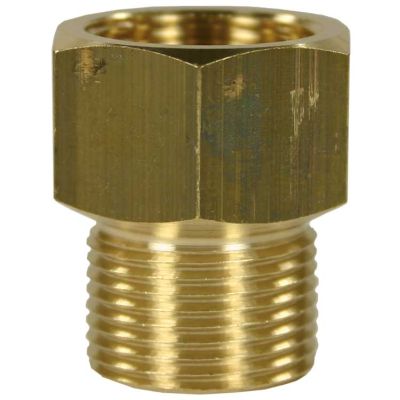 56566 Gegennippel M22x1,5 IG x M22x1,5 AG Messing, passend f&uuml;r K&auml;rcher 2000 von R+M / Suttner