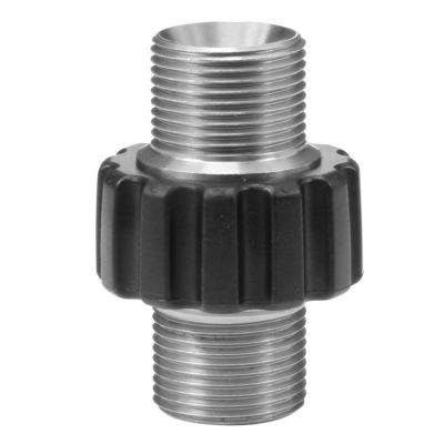 56949 Schlauchverbinder SW-27 22:22 schwer,mit Gummischutz von R+M / Suttner