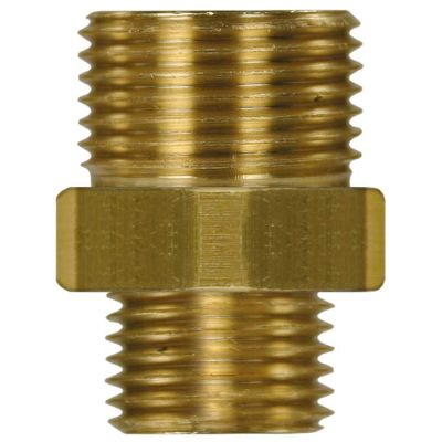 57020 Doppelnippel 1/8-1/4AG Messing von R+M / Suttner