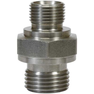 57059 Doppelnippel 1/4-3/8 AG Edelstahl von R+M / Suttner