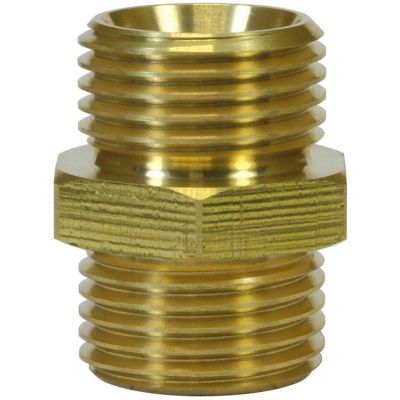 57010 Doppelnippel 1/8 AG Messing von R+M / Suttner