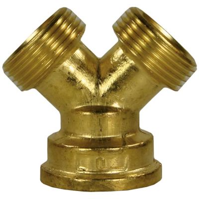 72505 Y-Verteiler 2x 3/4"AG auf 1x 3/4"IG max.10bar, Messing von R+M / Suttner