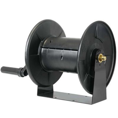 738072000 SchlauchtRollemmel 20 M. 3/8""AG 250 bar Halter Stahl pulverbeschichtet, Drehgele von R+M / Suttner
