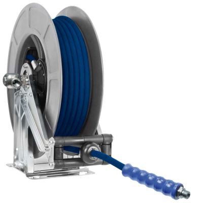 764434003 Schlauchaufr. 2SN-08 20M.BL 3/8" AGR VA/PVC grau von R+M / Suttner