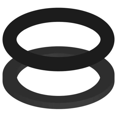 790551 Dichtsatz Stecknippel 10 mm 2tlg. O-Ring + St&uuml;tzring von R+M / Suttner