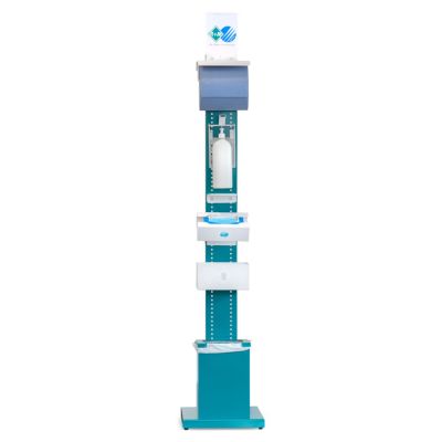 951600501 Hygienesstation Petrol best&uuml;ckt mit 100 Masken von R+M / Suttner
