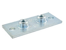  Anschweißplatte, lang, für Rohrschellen Serie A