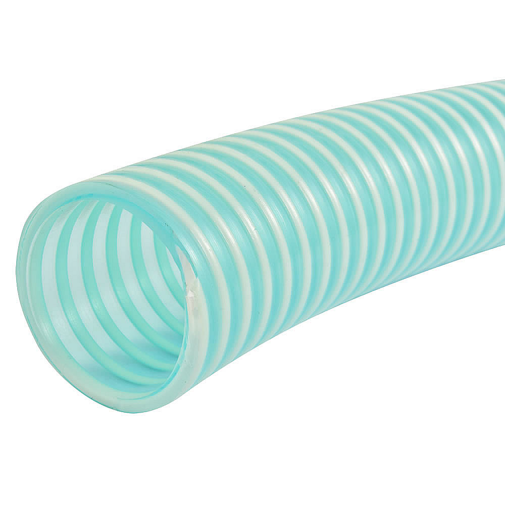 Produktbild von METERWARE PU-Spiralschlauch Als Meterware – Flexibler Druck-/Vakuumschlauch, Antistatisch, Schwer Entflammbar (DIN 4102 B1), Innendurchmesser 50 Mm