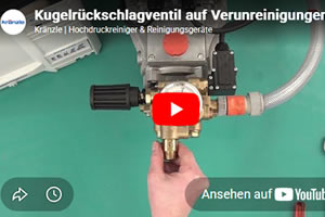 Kugelrückschlagventil prüfen