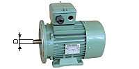 Foot/flange motor, Type B3/5, 1000 R/min 